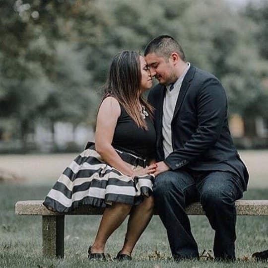 La Dra. Diana Vazquez con su esposo Joel