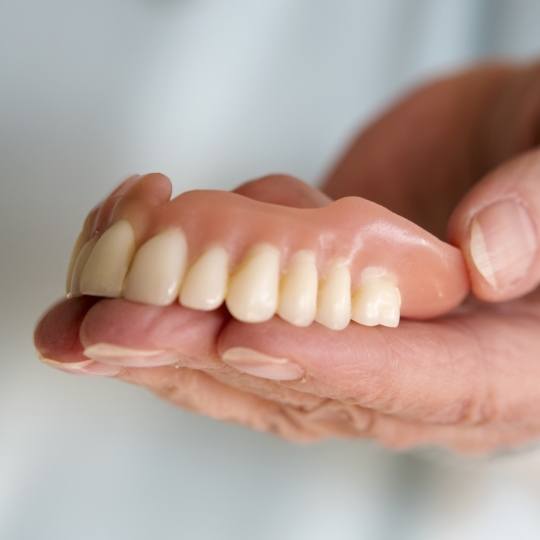 Full set of dentures