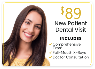 $89 new patient dental visit special